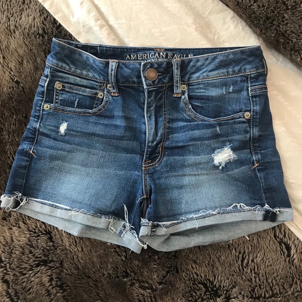 american eagle jean shorts